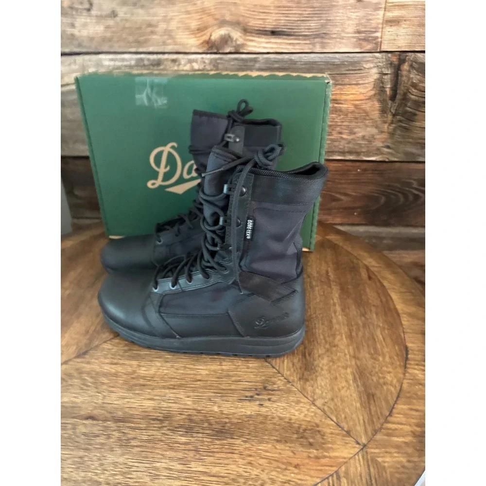 Danner Tachyon 8 Polishable Black GTX Waterproof Tactical Boots 50122 Mens 7.5